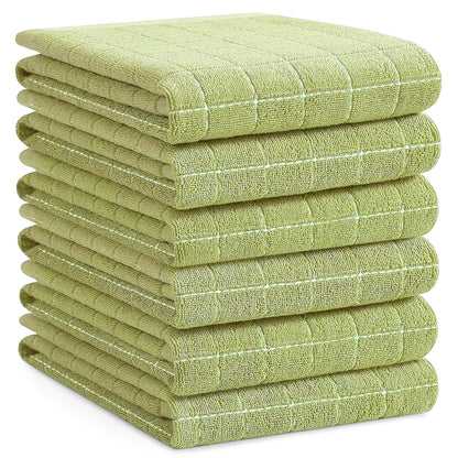 100% Cotton Terry Kitchen Towels (6 Count)