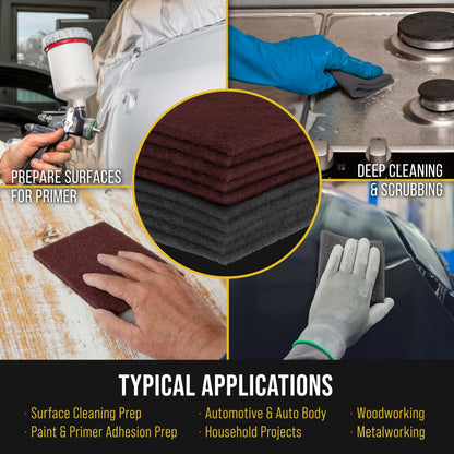 Premium 6" x 9" Scuff Pads (10 Count)