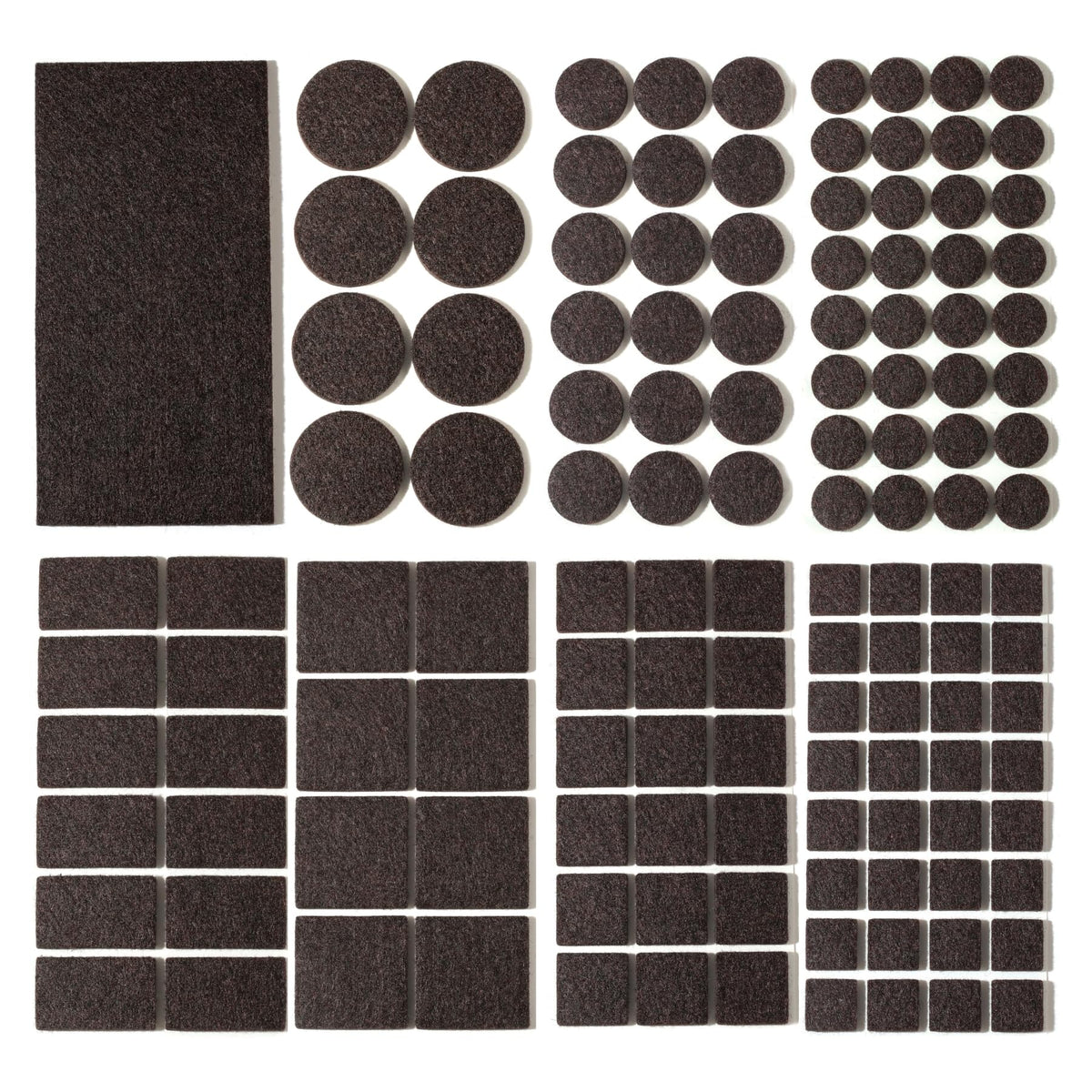 Felt Furniture Pads for Hardwood Floors 129 Piece (129 Count)