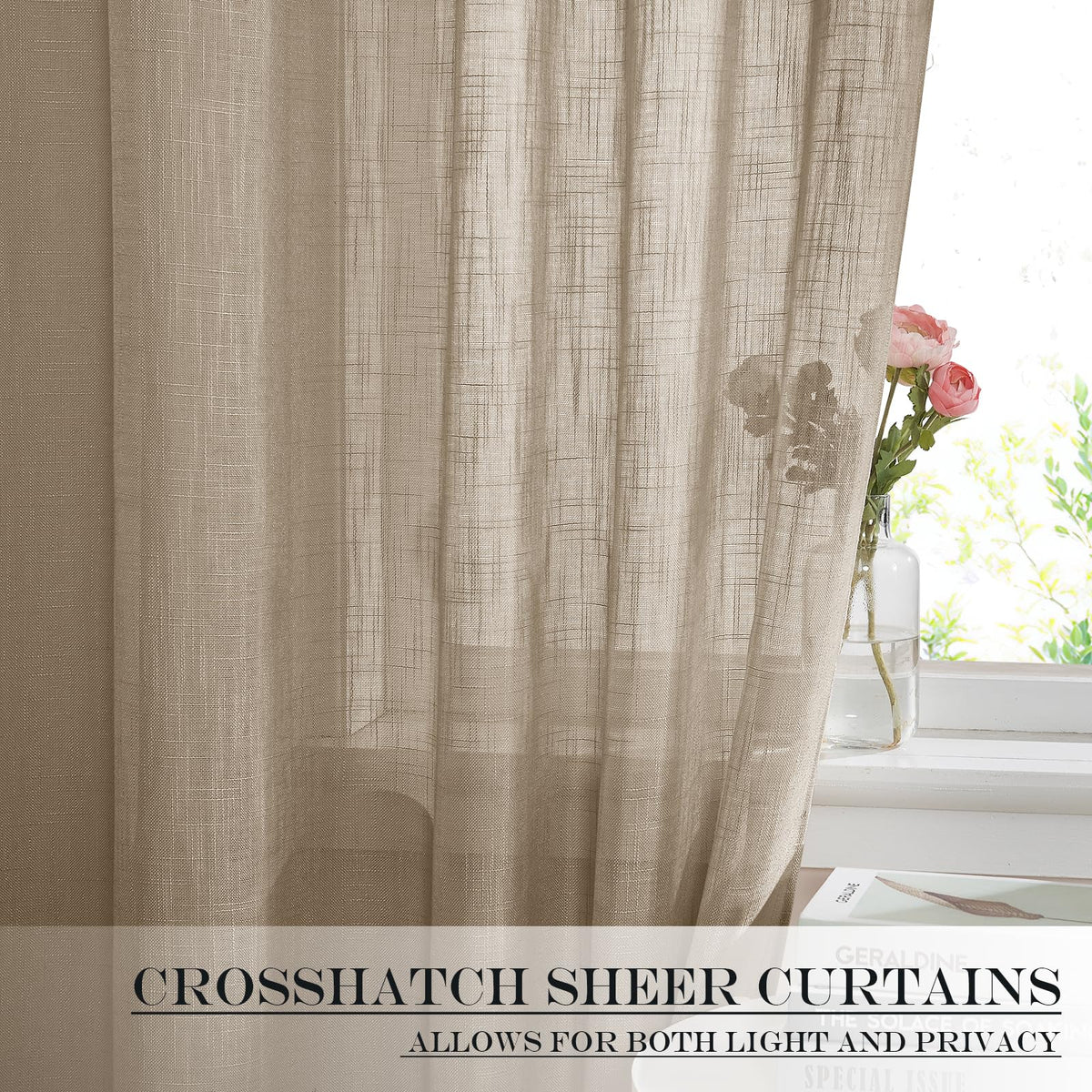 Privacy Sidelight Curtain Short