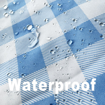 Classic Gingham Plaid Tablecloth Fabric