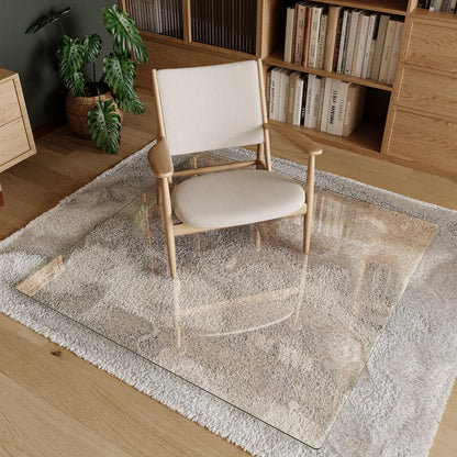 Tempered Glass Chair Mat 46"x46"