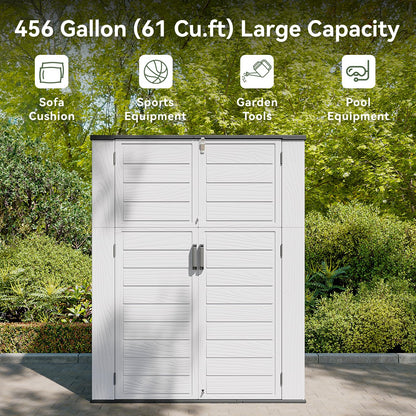 Horizontal Storage Sheds 61 Cu.ft