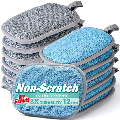 Sponges Kitchen Dish Sponge for Washing Dishes Cleaning Kitchen (12 Count)