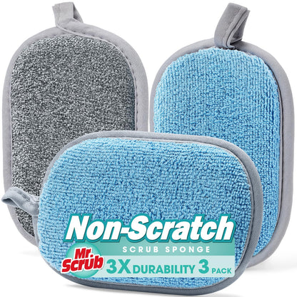 Sponges Kitchen Dish Sponge for Washing Dishes Cleaning Kitchen (3 Count)