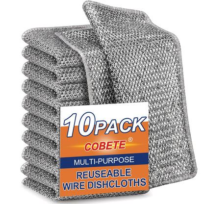 Non Scratch Wire Dishcloth (10 Count)