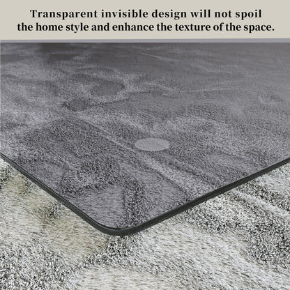 Tempered Glass] 48" x 80" Glass Office Chair Mat for Carpet