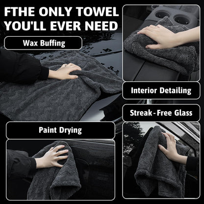 1000GSM Car Drying Towel 18"x24"
