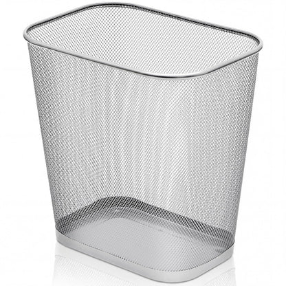 1 Pcs Silver Mesh Trash Cans Bulk