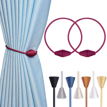 2 PCS Magnetic Curtain Tiebacks (2 Count)