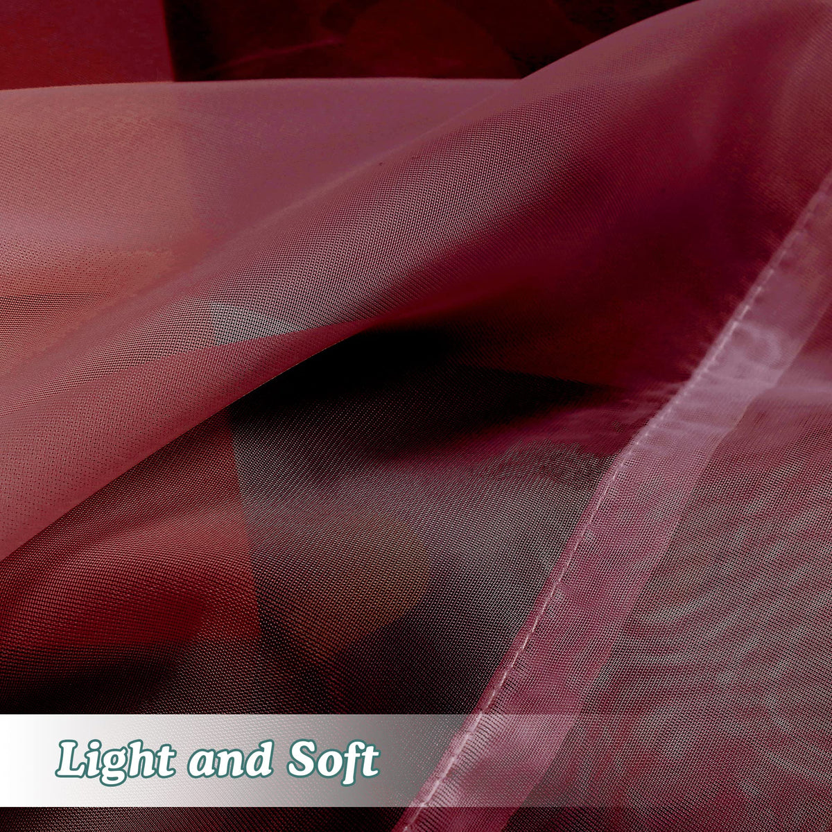 Short Sheer Curtains 45 Inches Length 2 Pieces