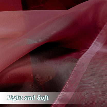 Short Sheer Curtains 45 Inches Length 2 Pieces