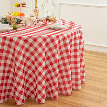 Waterproof Plaid Tablecloth Fabric