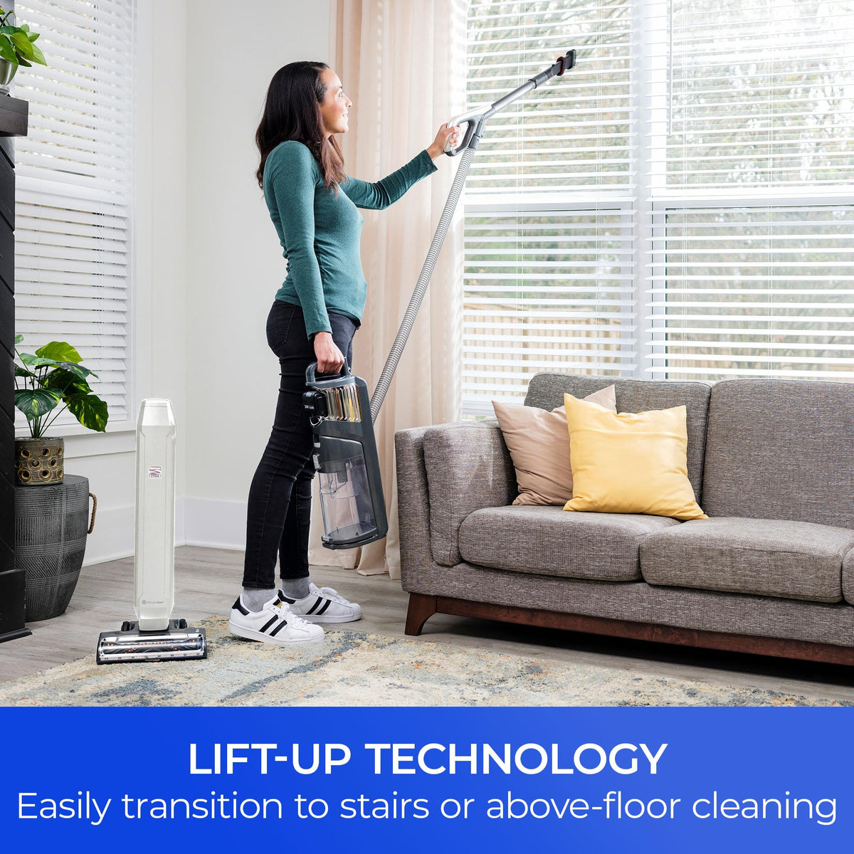 Litening 24V Cordless Upright Vacuum with Hair Eliminator Nozzle