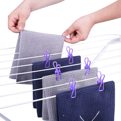 30 Pack Purple Chip Bag Clips for Food (30 Count)