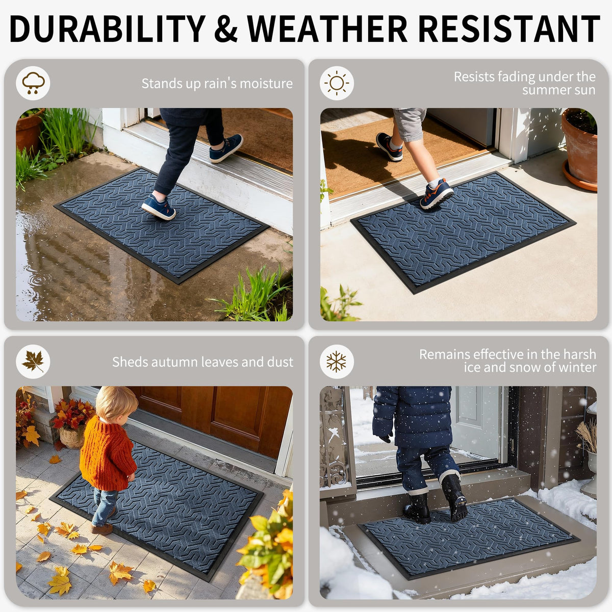 Extra Large Door Mat Outside Entrance 60x36