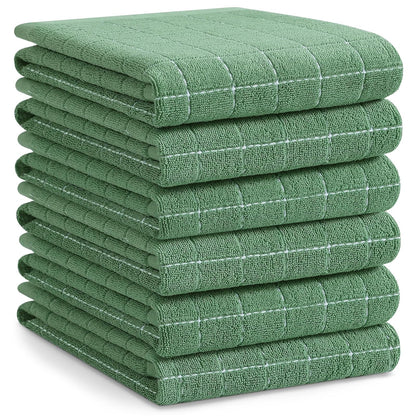 100% Cotton Terry Kitchen Towels (6 Count)