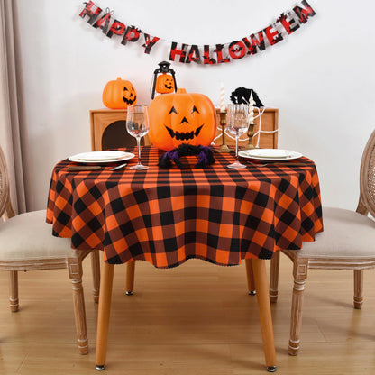Waterproof Plaid Tablecloth Fabric