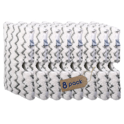 Steam Mop Replacement Scrub Pads for Shark Steamer S3501 S3601 8Pack (4 Count)