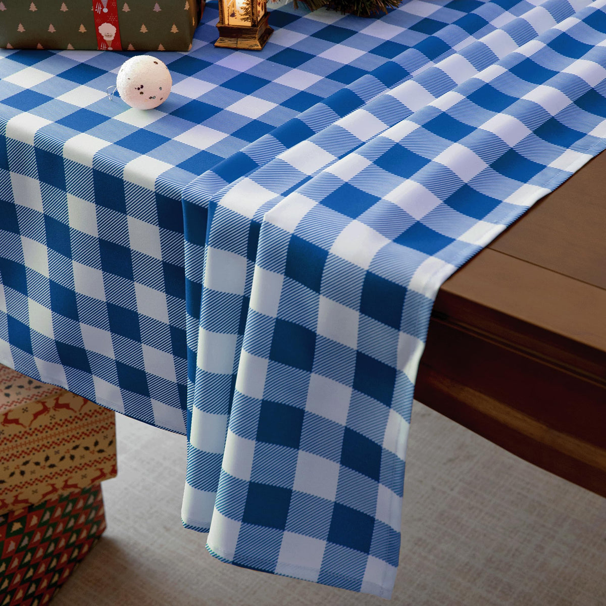 Classic Gingham Buffalo Tablecloth Fabric