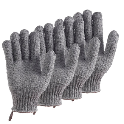 Bath Exfoliating Gloves (4 Count)