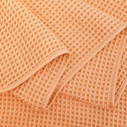 430 GSM Poly Blend Microfiber Quick Dry Waffle Bath Towel (4 Count)